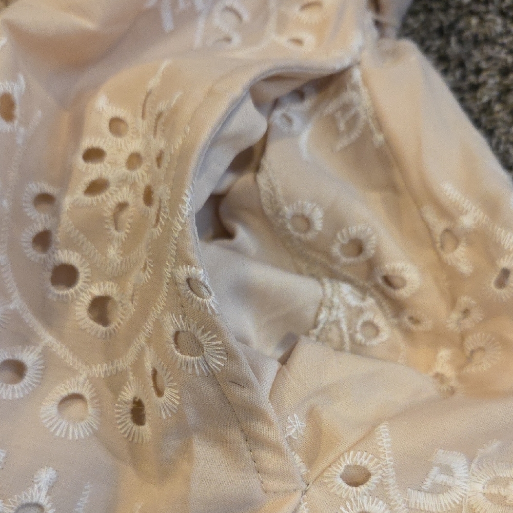 Sam Edelman Cream Eyelet Dress - Picture 7 of 8